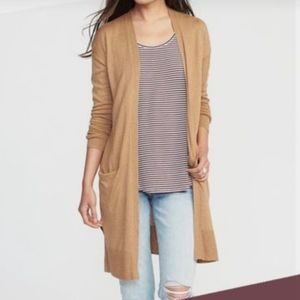 Old Navy open front camel cardigan